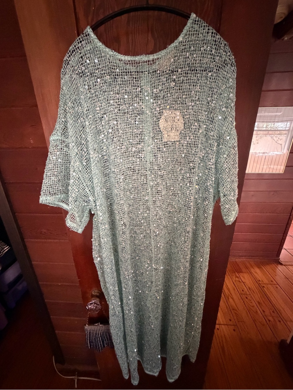 NWT VRG Grl Sequin Knit Maxi Dress in Mint Green size 8 AU SOLD OUT
